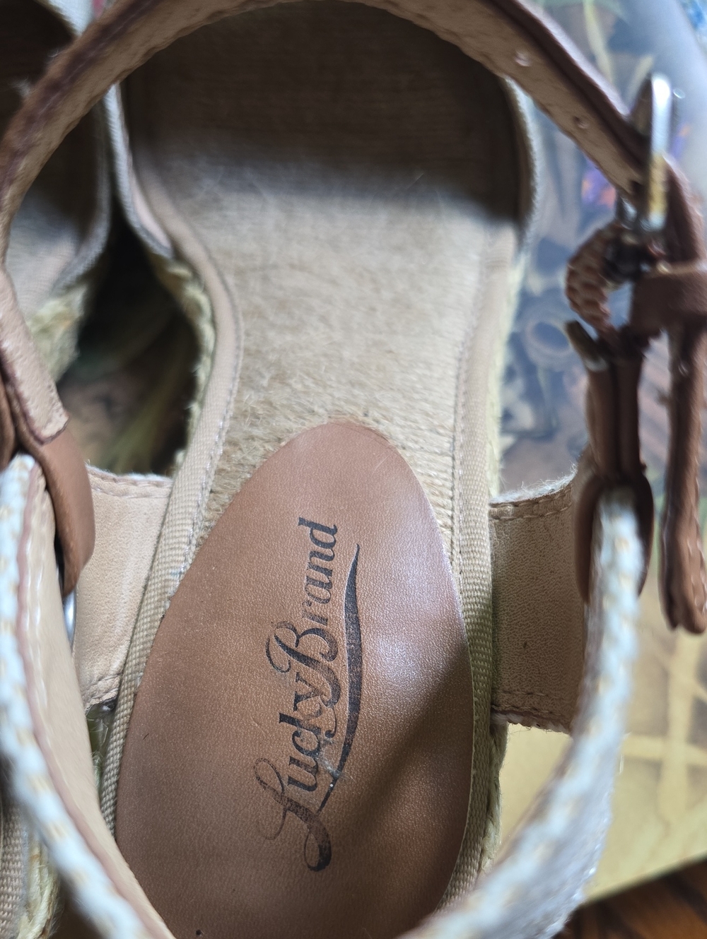Lucky Brand Wedge Sandals - Picture 8 of 10